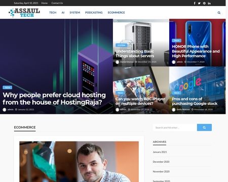 website thubmnail of Assaultech