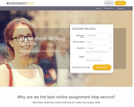 website thubmnail of Assignment-help.net