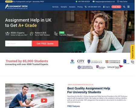 website thubmnail of Assignment Desk