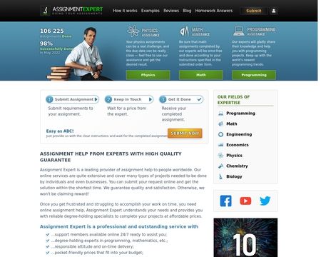 website thubmnail of AssignmentExpert