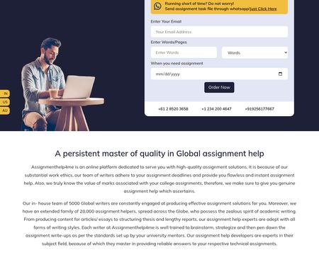 website thubmnail of Assignment Help 4 Me
