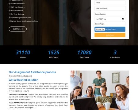 website thubmnail of Assignment Helped