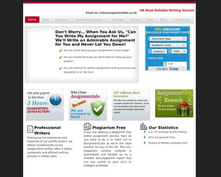 website thubmnail of AssignmentLabs.co.uk