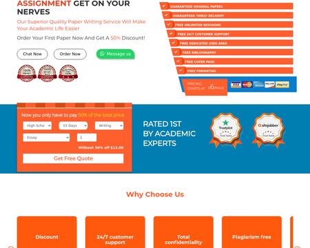 website thubmnail of Assignmentmaven