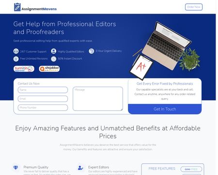 website thubmnail of AssignmentMavens