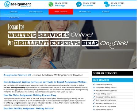 website thubmnail of Assignment Service