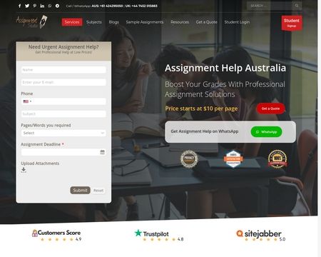 website thubmnail of Assignment Studio
