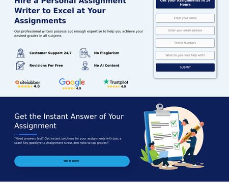 website thubmnail of Assignment Writer