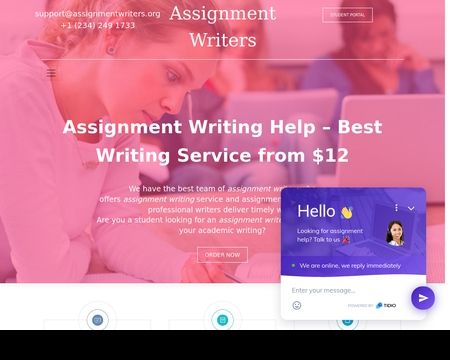 website thubmnail of Assignmentwriters.org