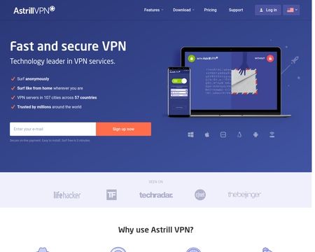 website thubmnail of Astrill
