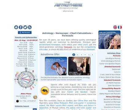 website thubmnail of Astrotheme