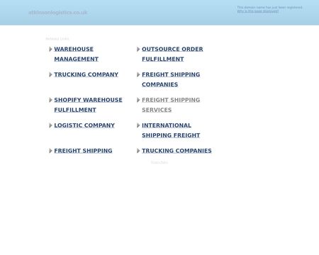 website thubmnail of Atkinsonlogistics.co.uk