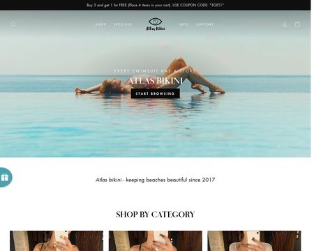 website thubmnail of Atlas Bikini