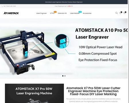 website thubmnail of Atom-stack