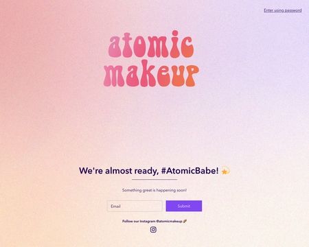 website thubmnail of Atomic Makeup
