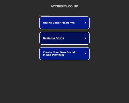 website thubmnail of Attireify.co.uk
