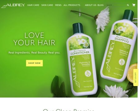website thubmnail of Aubrey Organics