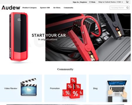 website thubmnail of Audew