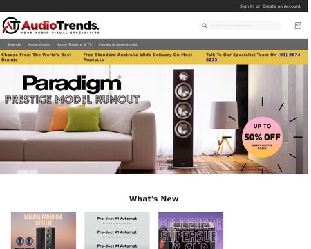 website thubmnail of Audio Trends