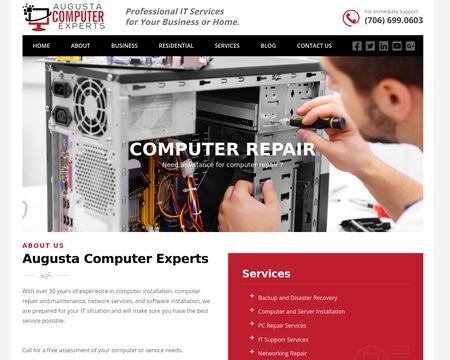 website thubmnail of Augustacomputerexperts