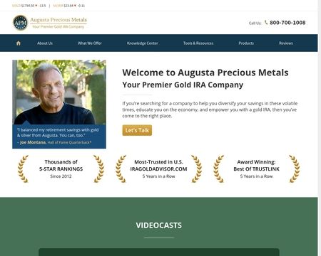 website thubmnail of Augusta Precious Metals