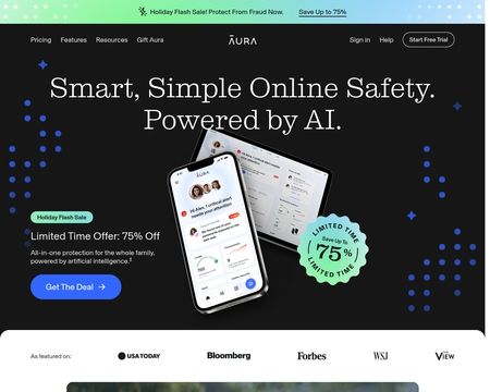 website thubmnail of Aura