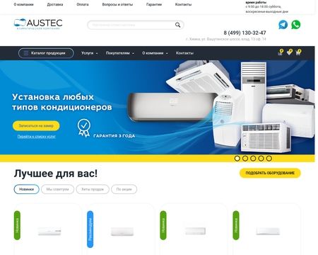 website thubmnail of Austec.ru