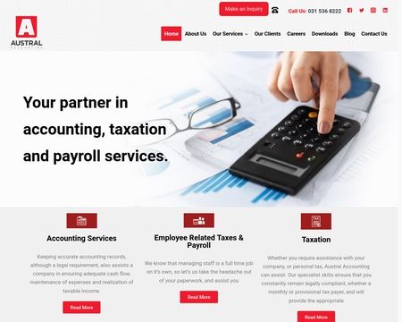 website thubmnail of Australaccounting.co.za