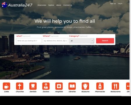 website thubmnail of Australia247.info