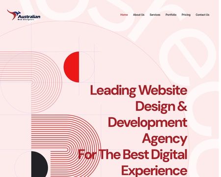 website thubmnail of Australian Web Designers