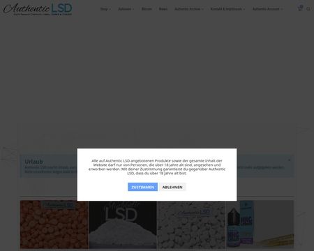 website thubmnail of Authentic-lsd.de