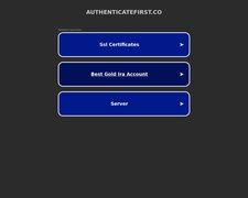 Thumbnail of Authenticatefirst.co