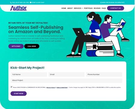 website thubmnail of Author Central Profs