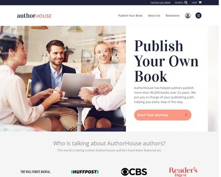 website thubmnail of AuthorHouse