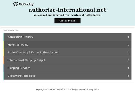 website thubmnail of Authorize-international.net