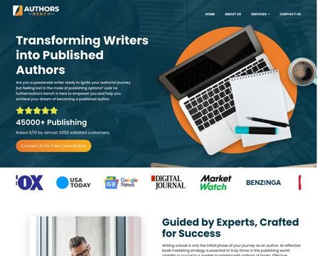 website thubmnail of Authors Bench