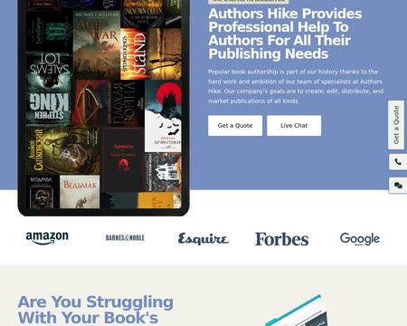 website thubmnail of Authors Hike