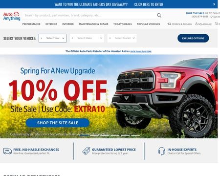 website thubmnail of Auto Anything