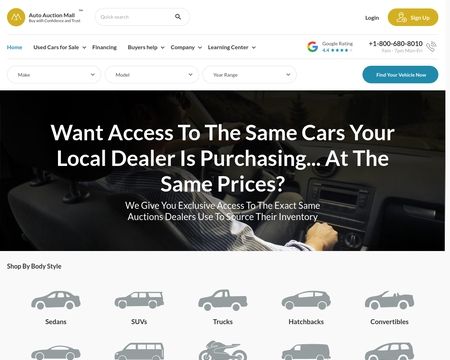 website thubmnail of AutoAuctionMall