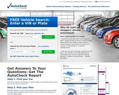 website thubmnail of AutoCheck