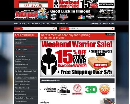 website thubmnail of Autogeek.net