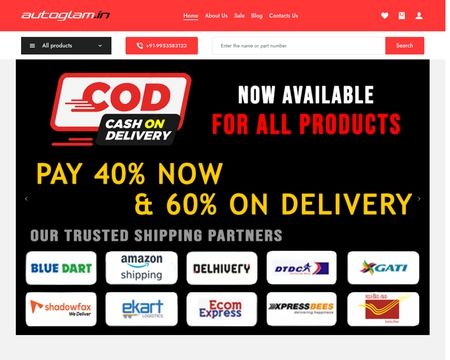 website thubmnail of Autoglam.in