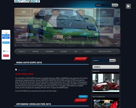 website thubmnail of Automobes.in