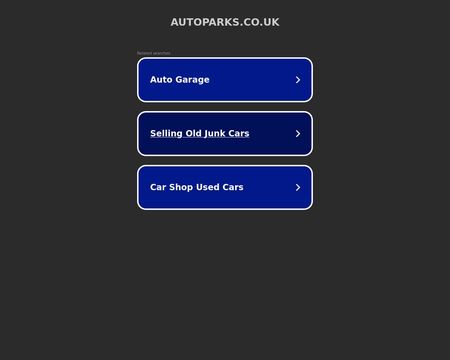 website thubmnail of Autoparks.co.uk