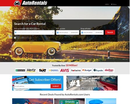 website thubmnail of AutoRentals