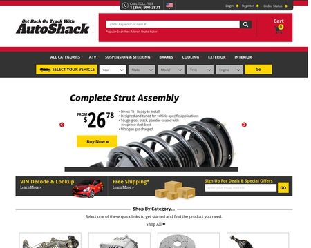 website thubmnail of Auto Shack