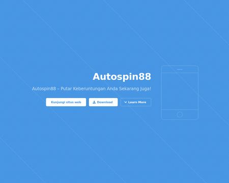 website thubmnail of Autospin88-id.xyz
