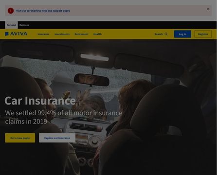 website thubmnail of Aviva UK