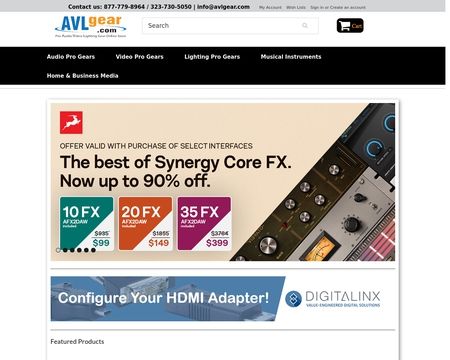 website thubmnail of AVLgear.com