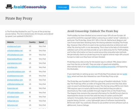 website thubmnail of AvoidCensorship